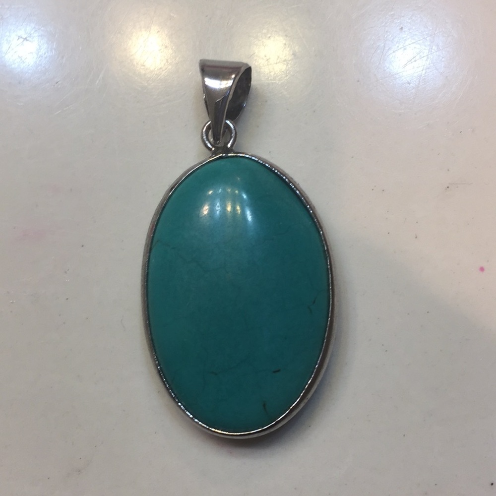 Antique Turquoise Pendant